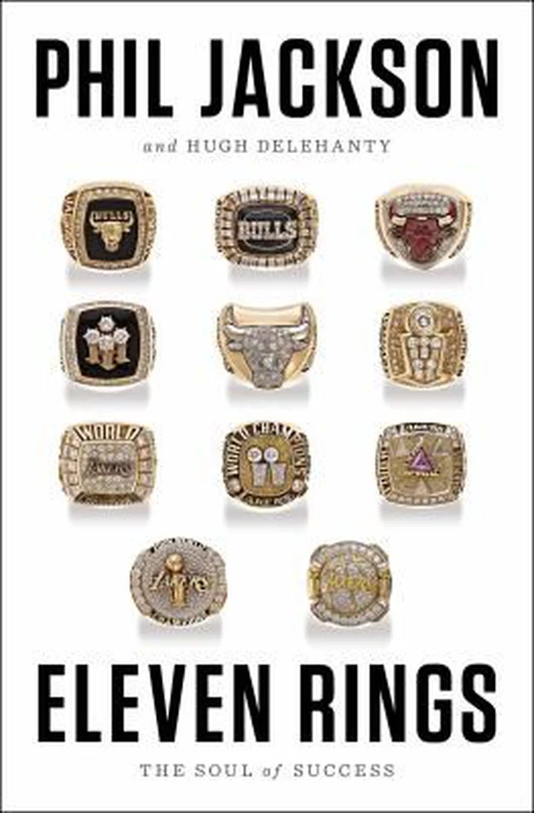 Eleven Rings by Phil Jackson, Hugh Delehanty, book cover